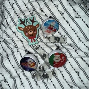 Christmas Badge clip bundle